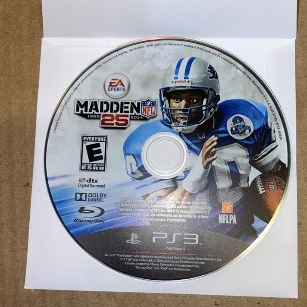 Madden 25 PS3 Disc